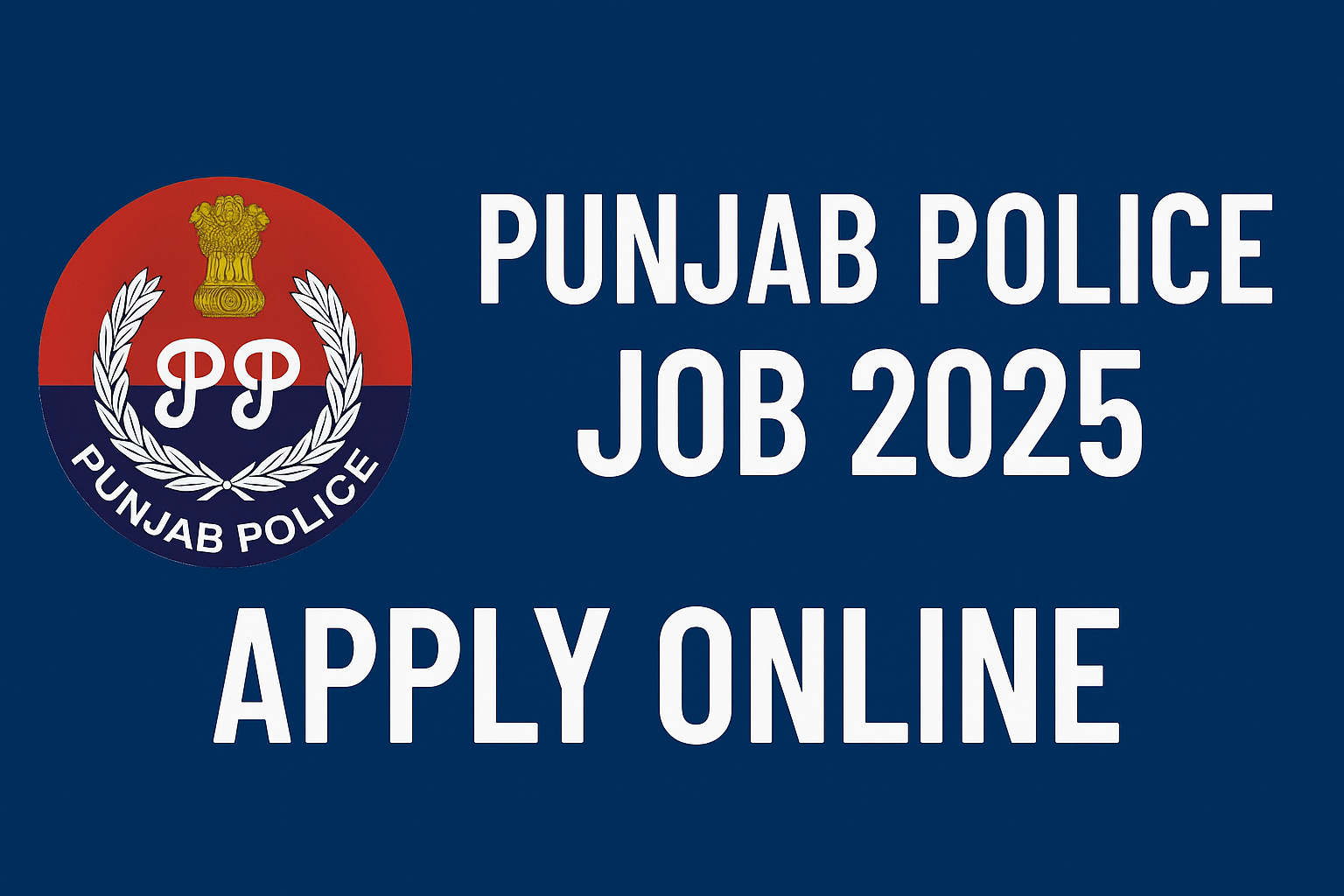 Punjab Police JOB 2025