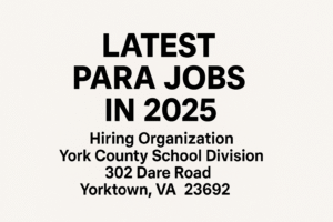 latest PARA jobs in 2025