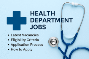 Health Department Jobs 2025