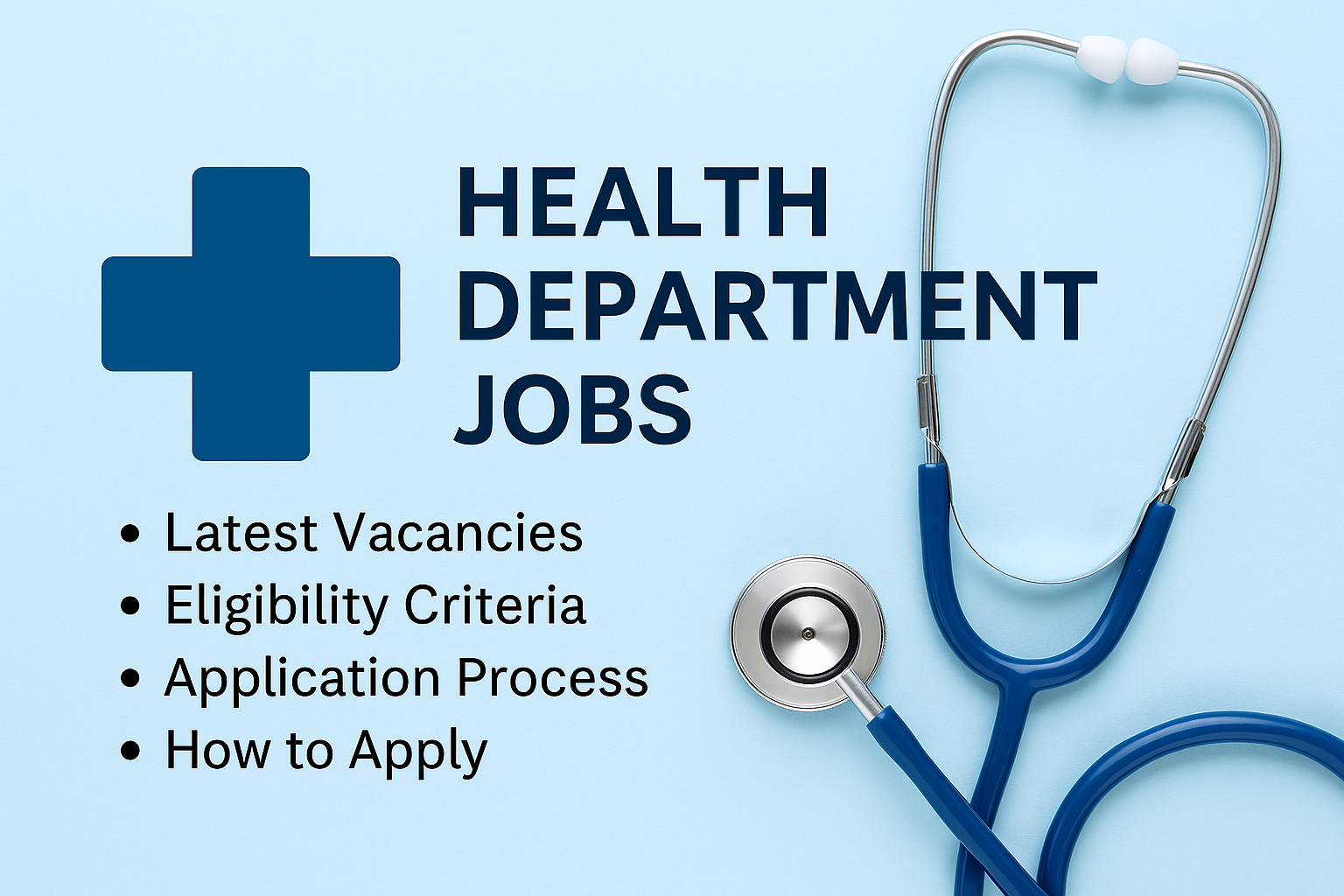 Health Department Jobs 2025